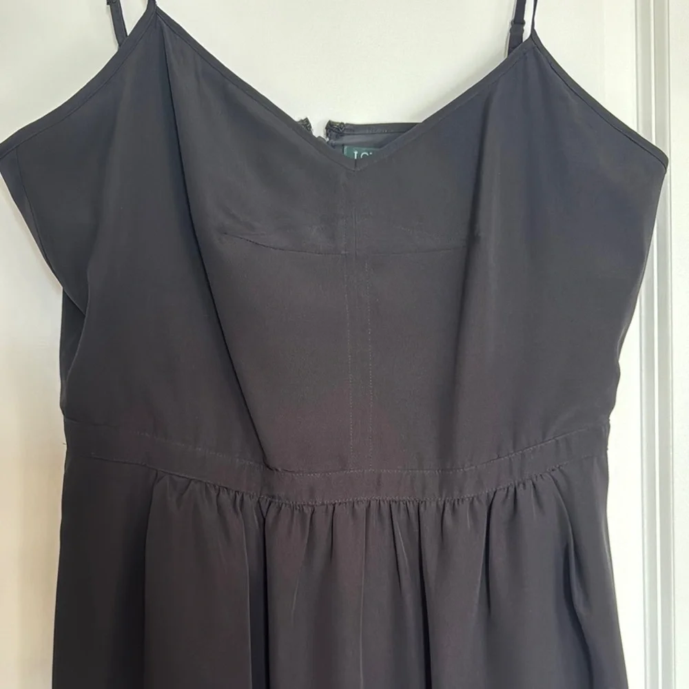 J. Crew Spaghetti Strap Dress in Classic Black - Picture 3 of 4